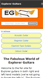 Mobile Screenshot of explorer-guitars.com